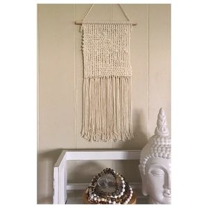 Cream Macramé Wall Hanging